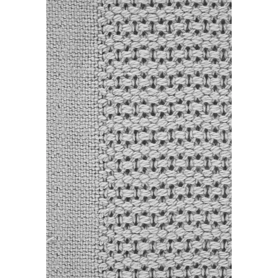 Alvi® Strickdecke Piqué grau 75 x 100 cm