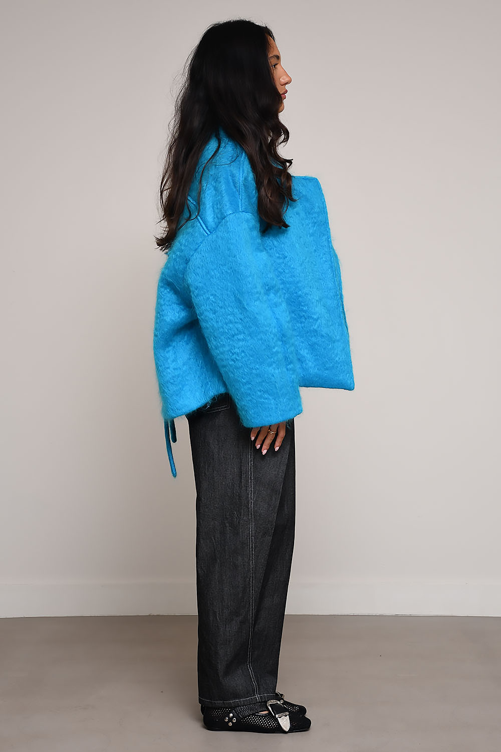 Clementina oversized double-breasted coat