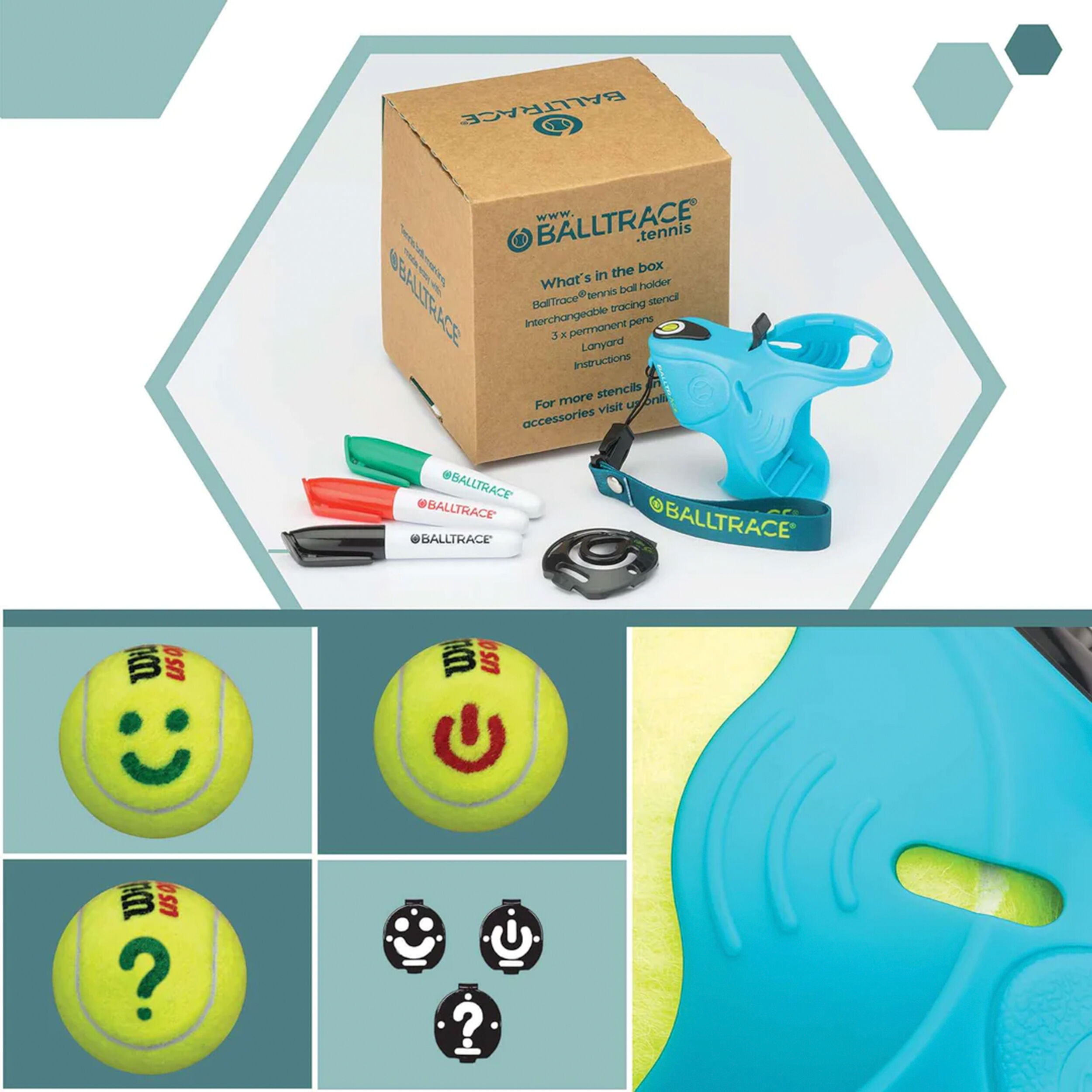 BallTrace Express Yourself Bundle Marqueur De Balle - Bleu