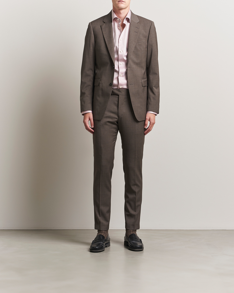 Tiger of Sweden Tenuta Wool Suit Trousers Mud