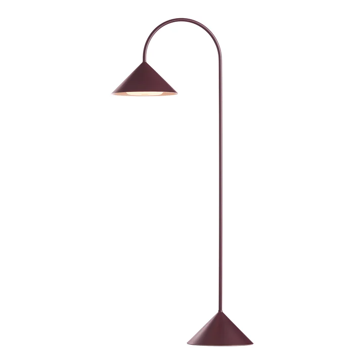 Frandsen - Grasp LED Akku-Stehleuchte, H 72 cm, beetroot matt