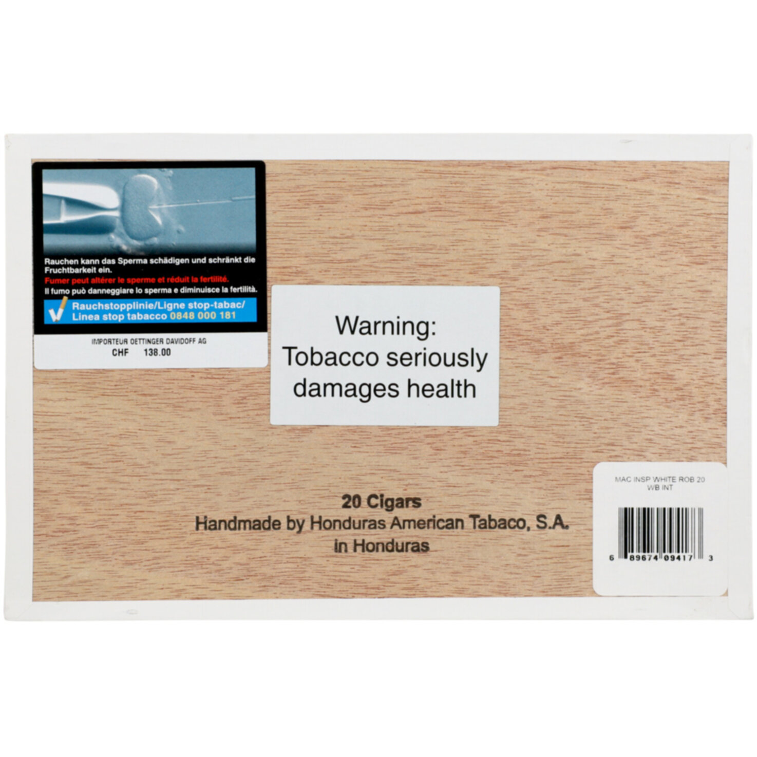 Macanudo Inspirado White Robusto 20 Stück