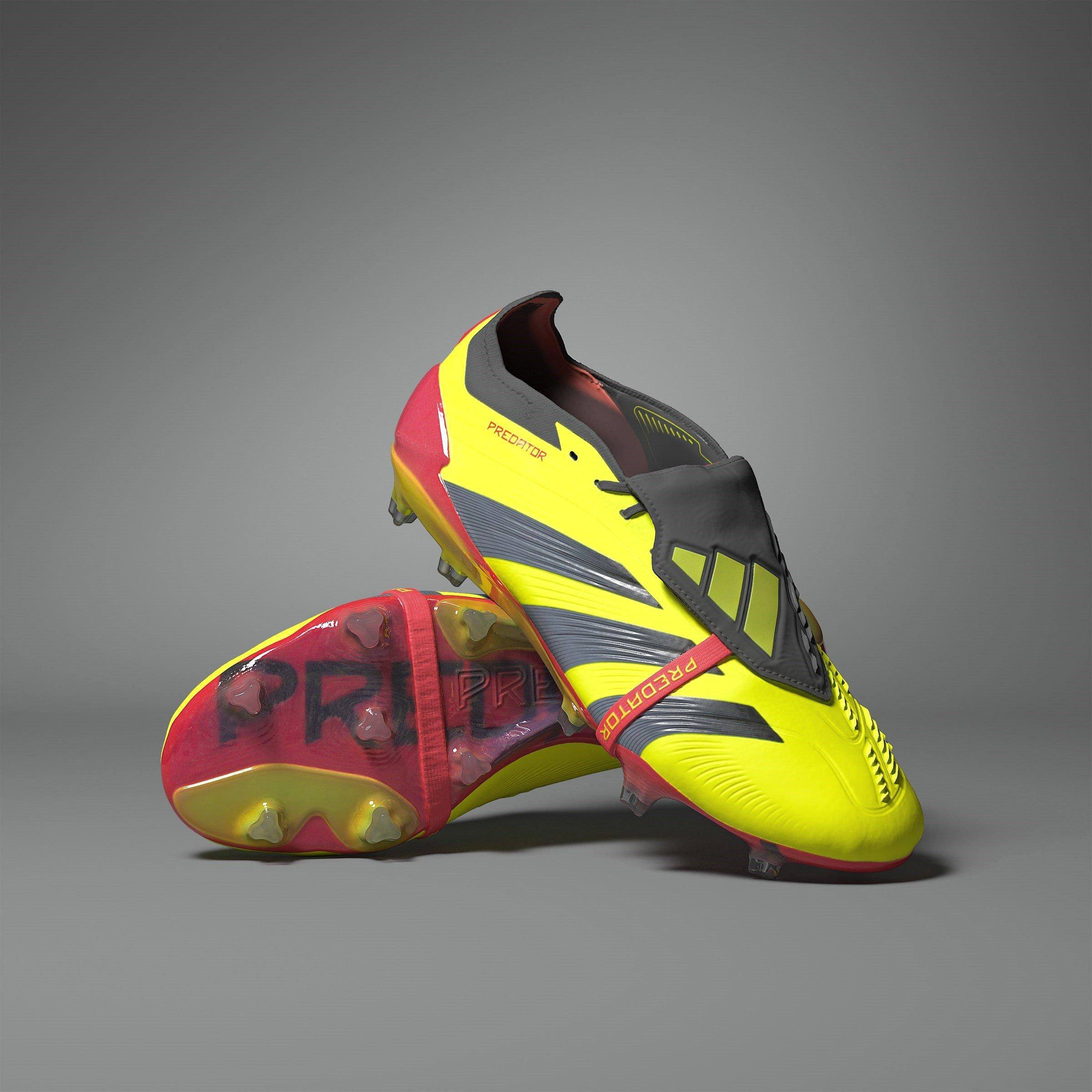 adidas Predator Fold over Elite Firm Ground Football Boots Adults
