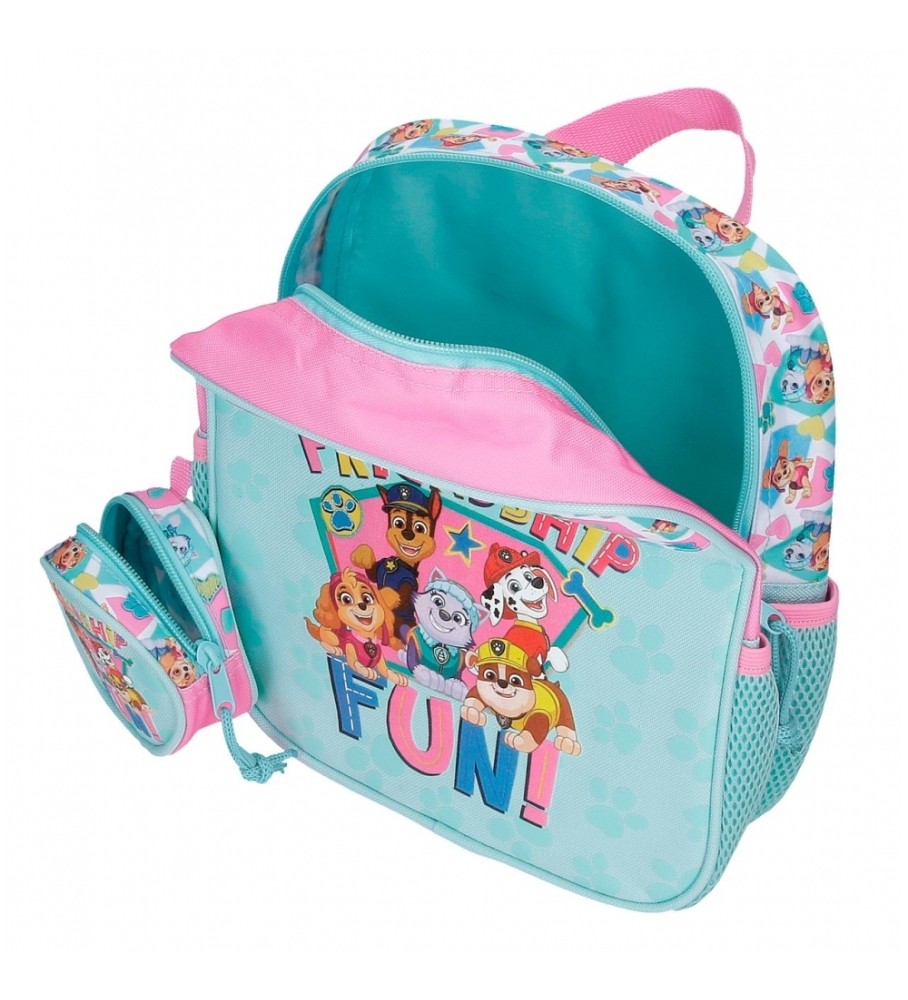 Mochila infantil Joumma Bags Paw Patrol Friendship Fun turquesa