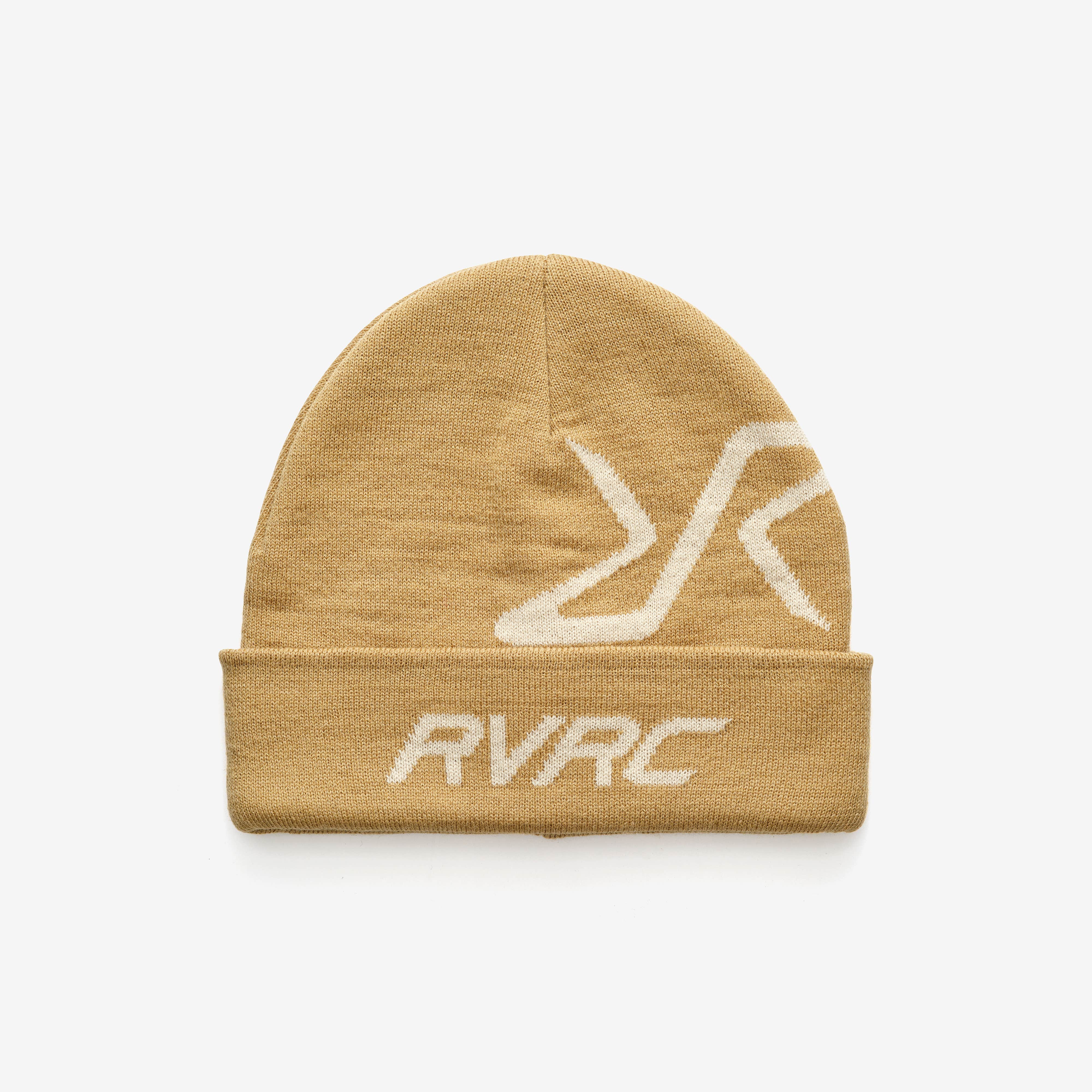 RVRC Graphic Wool Beanie  Kelp Beige