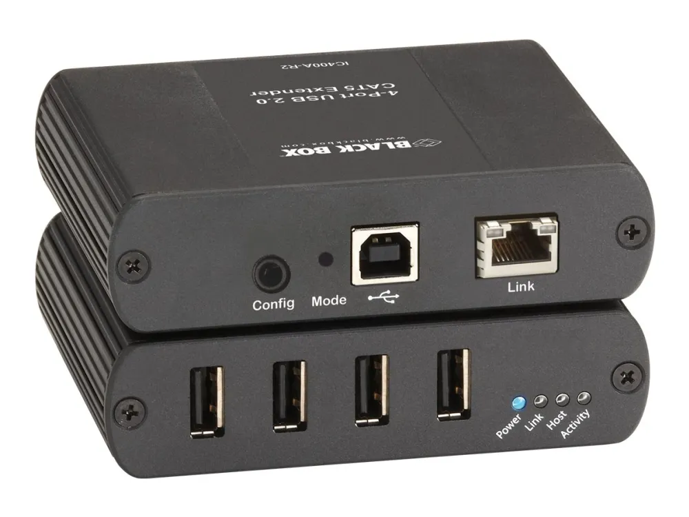 Black Box - USB-forlængerkabel - USB 2.0 - 4 porte - op til 100 m