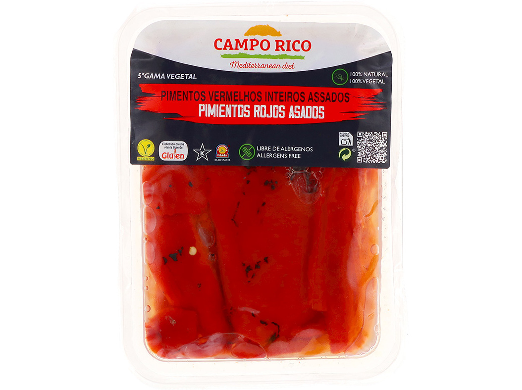 PIMENTO VERMELHO ASSADO 500G