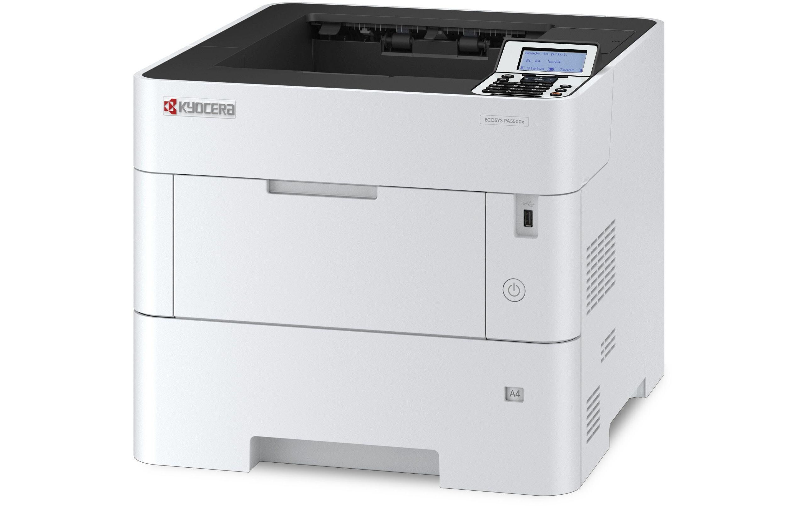 Drucker ECOSYS PA5500X<br>Netzwerkfähiger Monolaser-Drucker mit Duplexeinheit