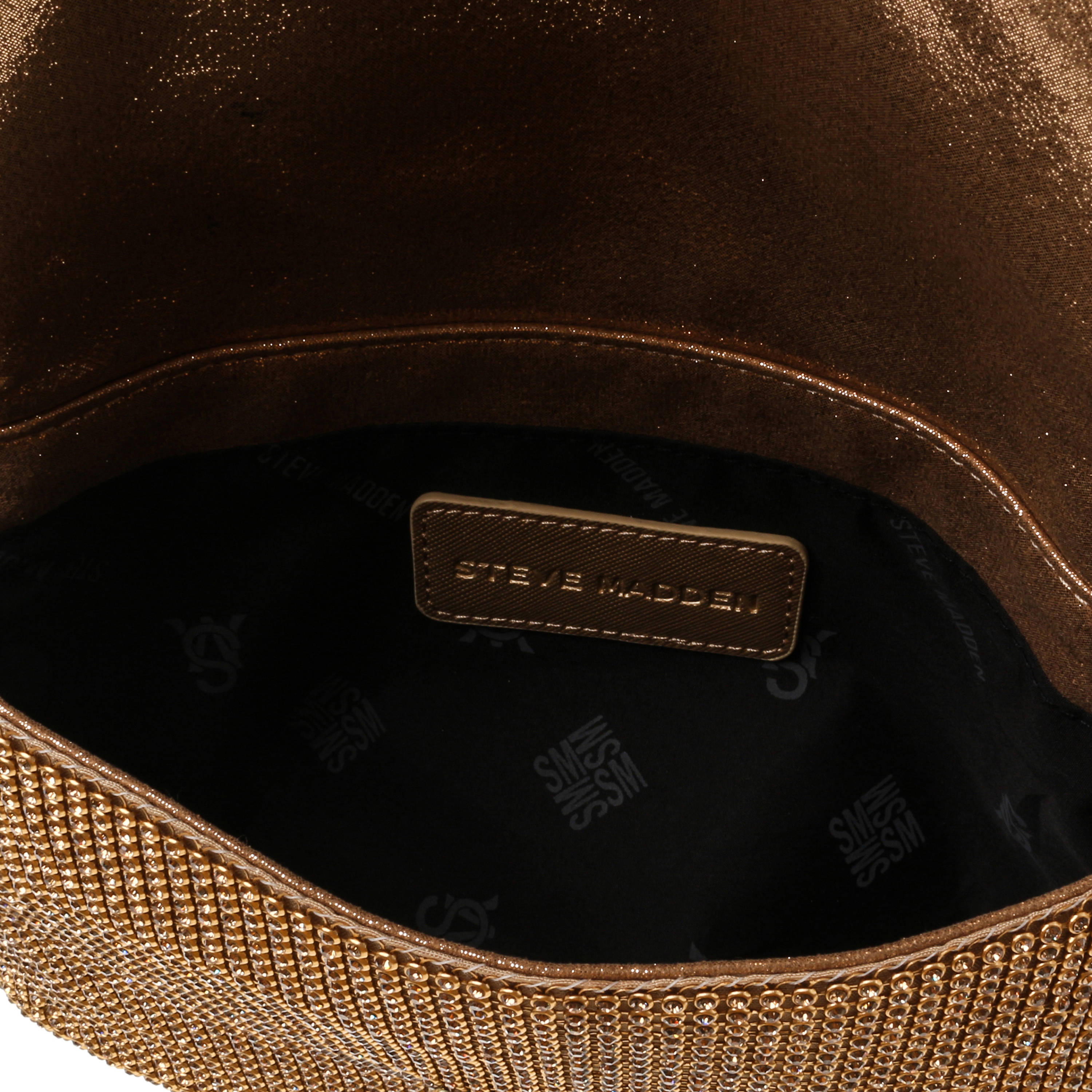 Steve Madden crossbody tas met strass Bkiana goudkleurig