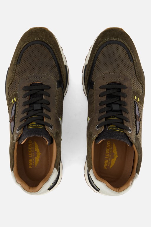 PME Legend Aircobra Sneakers groen Suede