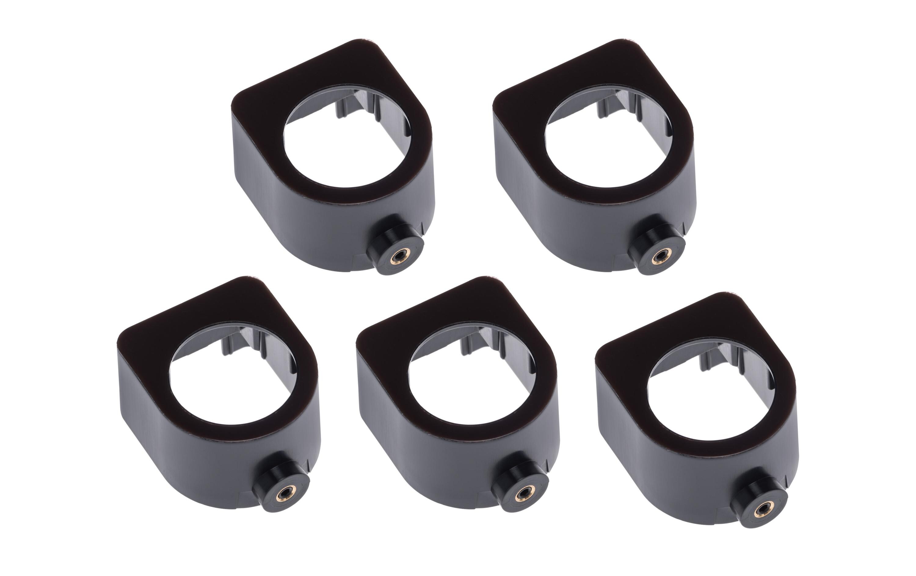 Einbaugehäuse F82A06 Pinhole Schwarz 5 StückHalterung für Indoor