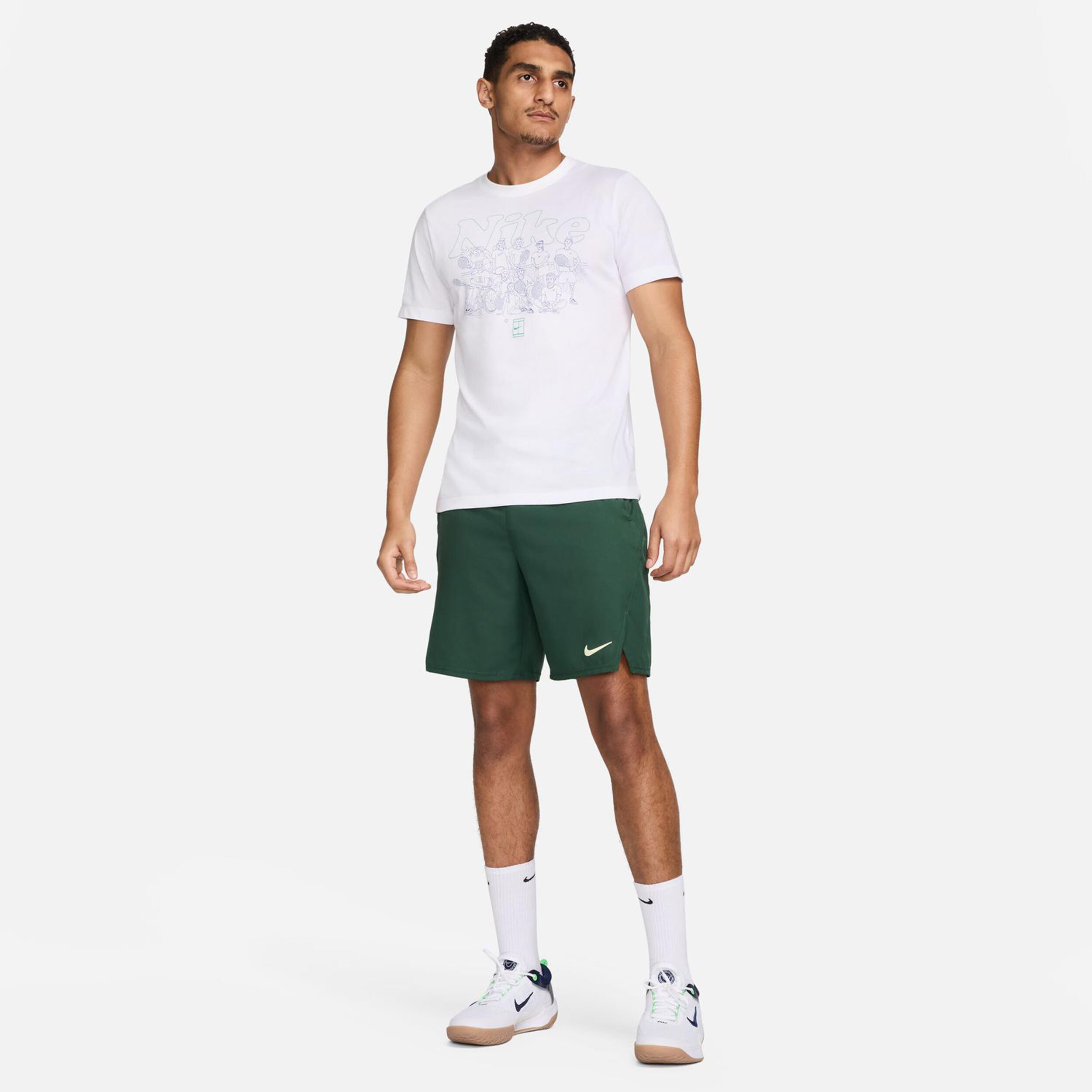 Nike Dri-Fit Court Club OC T-shirt Hommes - Blanc