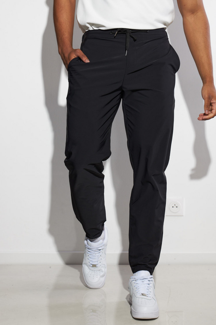 Jogging en toile noir