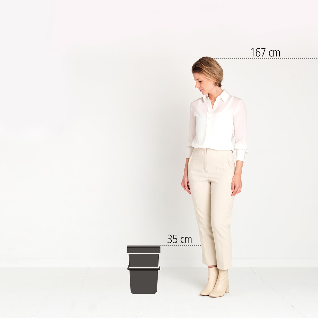 brabantia Abfalleimer SORT & GO 12 Liter Jade Green