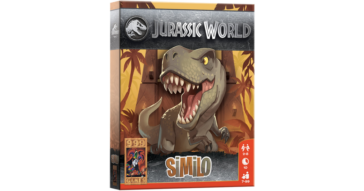 999 GamesSimilo: Jurassic World Kaartspel  (Nederlands, 2 - 8 spelers, 10 minuten, vanaf 7 jaar)