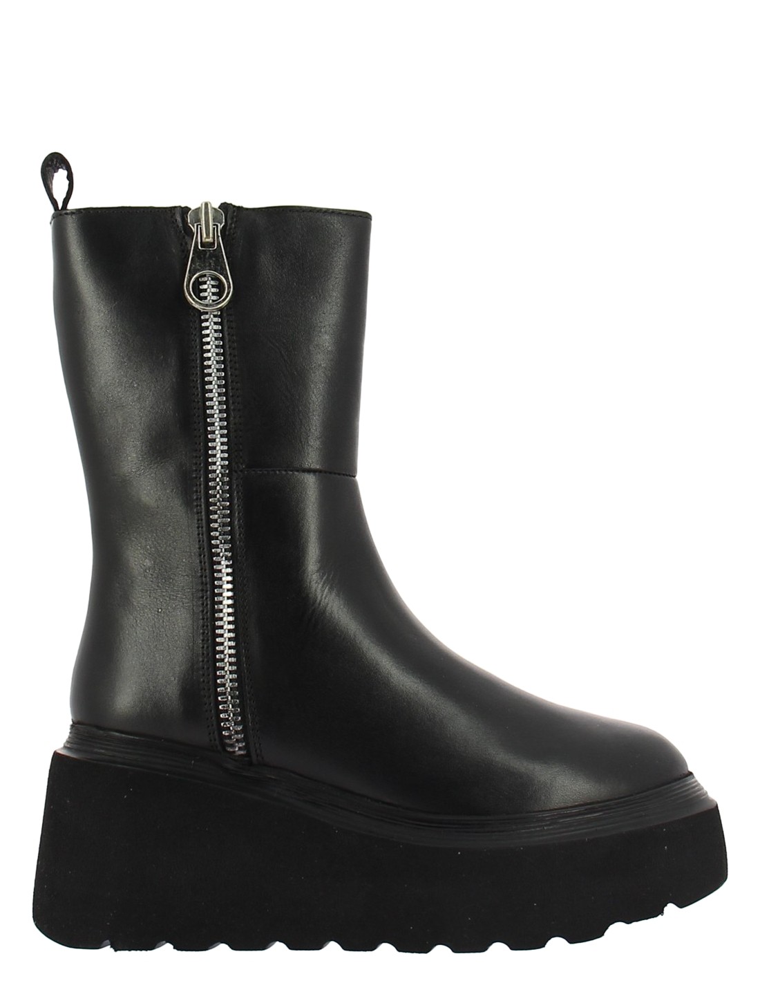 kharisma bottines compensées femme cuir noir