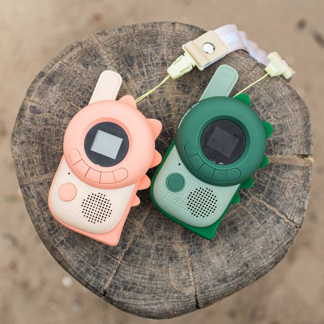 the zoofamily walkie talkie zoo - dino - roze - 2st