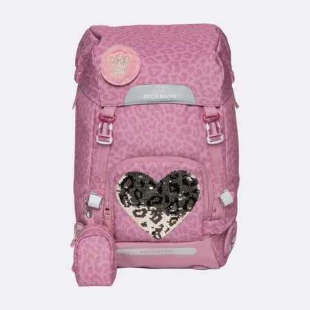 Beckmann Schulrucksack-Set Classic Maxi Furry, 6-teilig