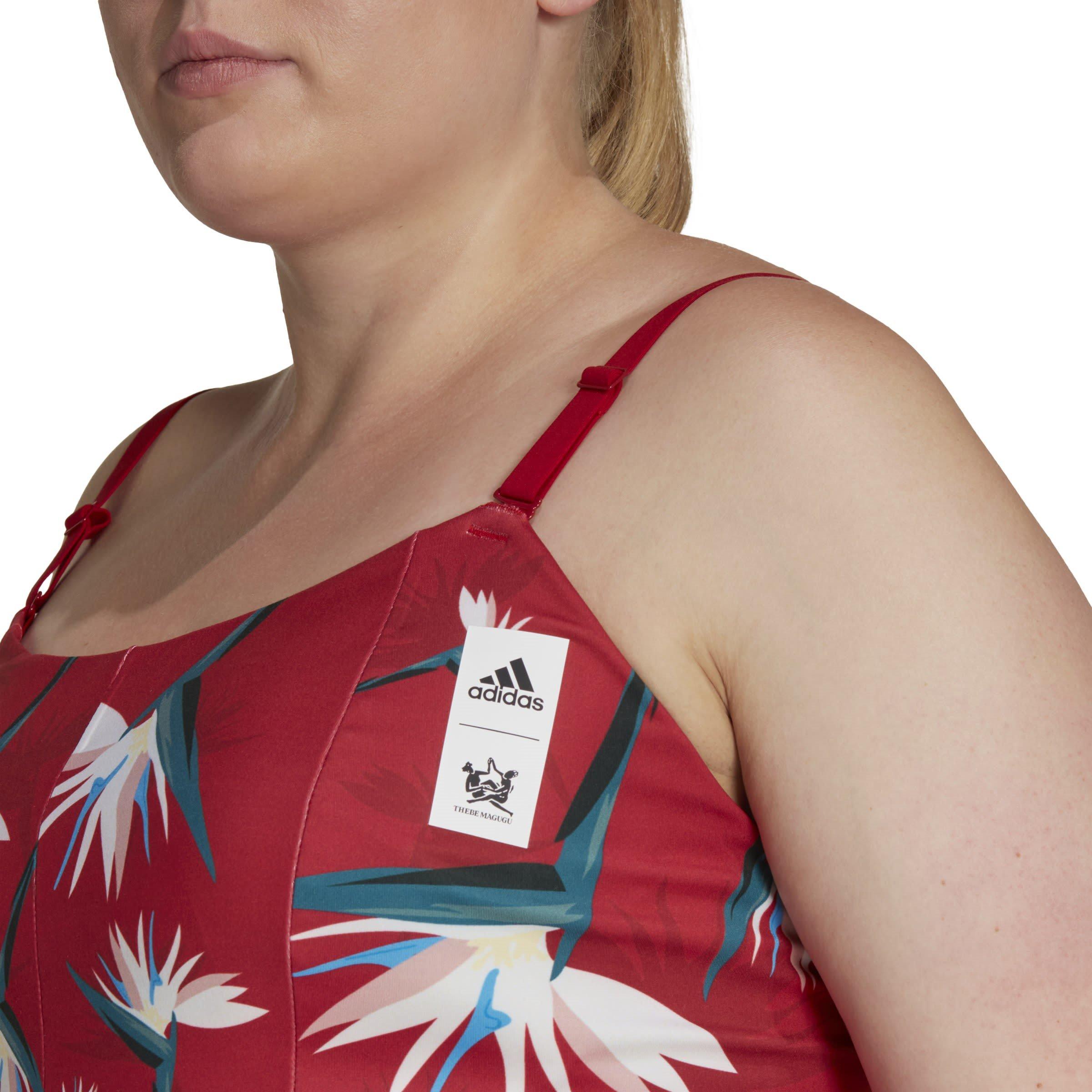 adidas Thebe Magugu Studio Light Support Bra (Plus Size) Low Impact Sports Womens