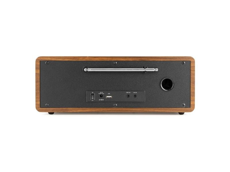 Audizio Internet Radio Naples Braun Digitales Musiksystem mit CD, Bluetooth, DAB - und Internetradio