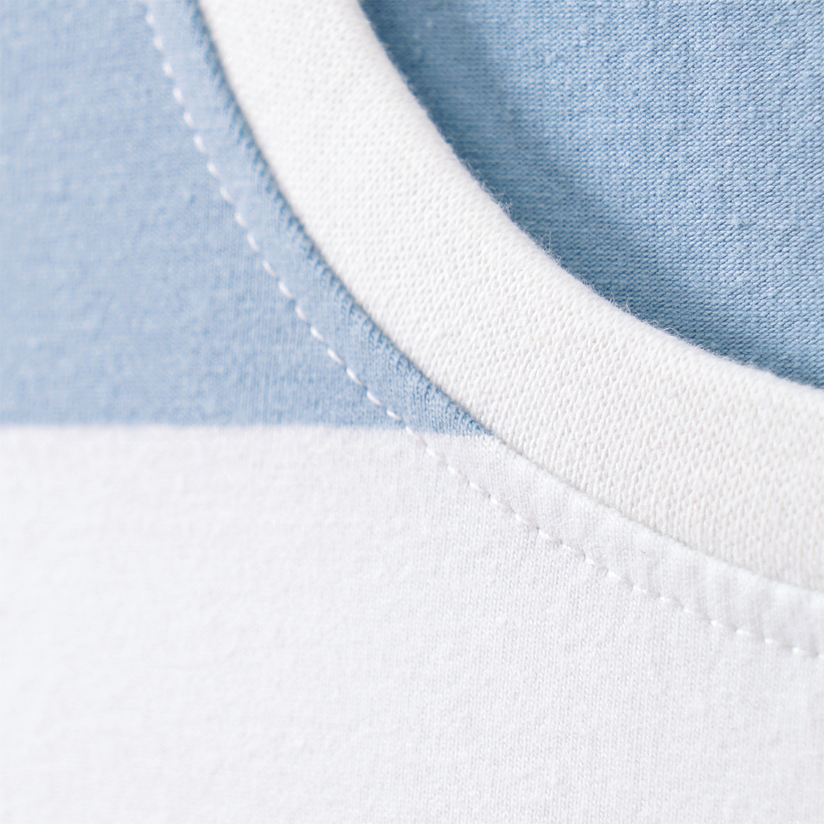 Yigga Jungen T-Shirt mit Streifen hellblau / weiss