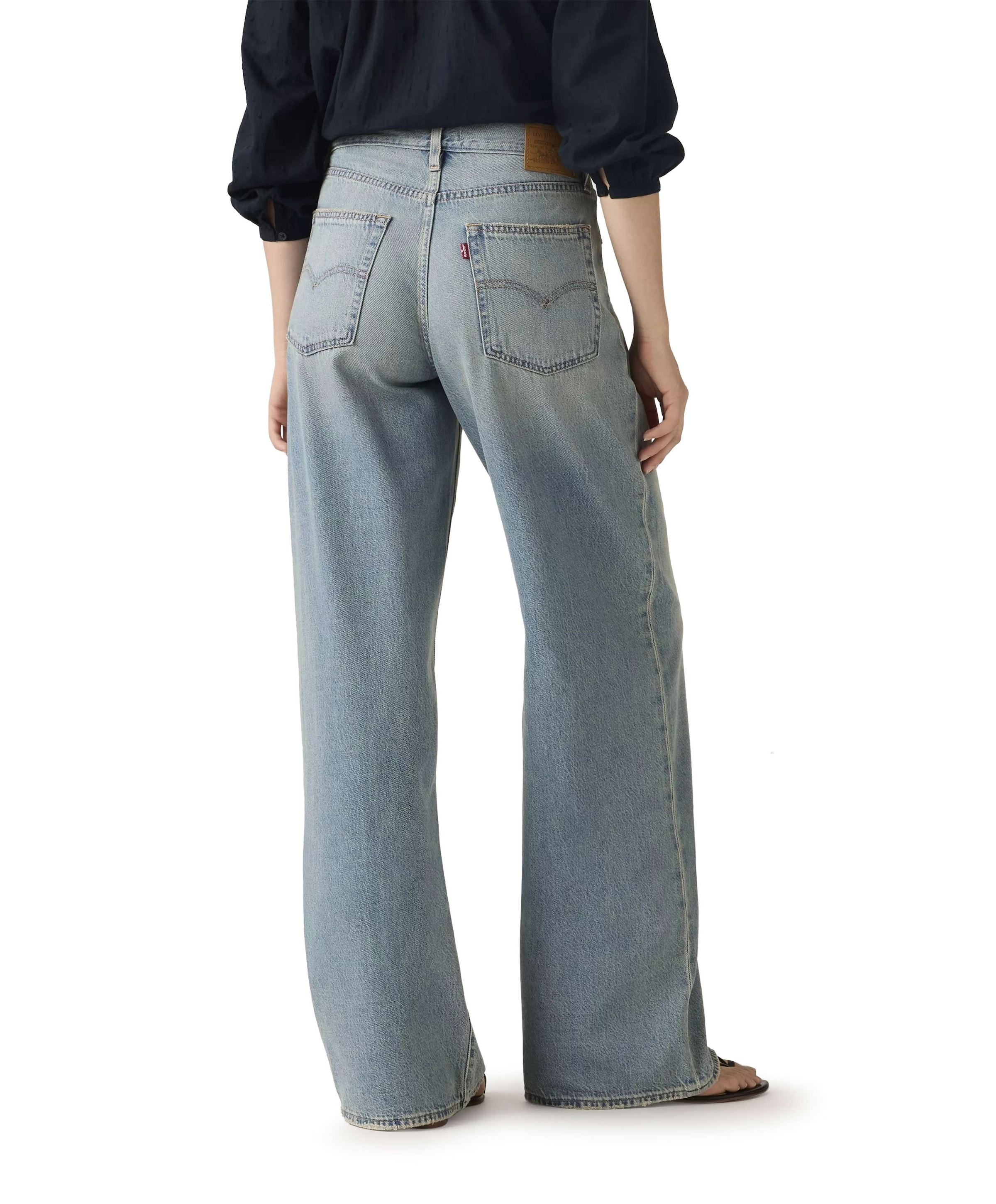 Levi's XL Straight dames jeans blauw