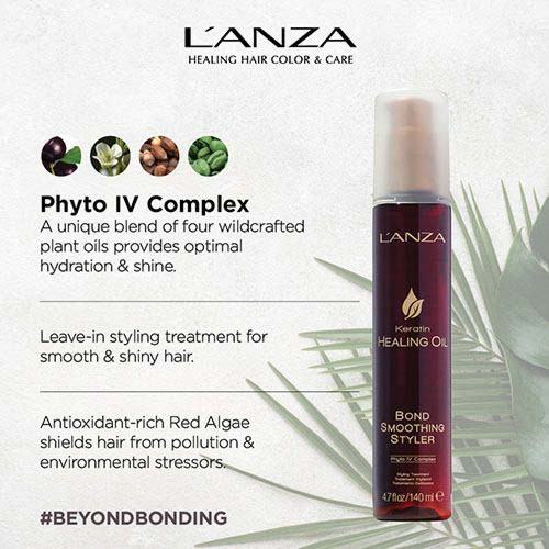 L'ANZA Keratin Healing Oil Bond Smoothing Styler 140ml