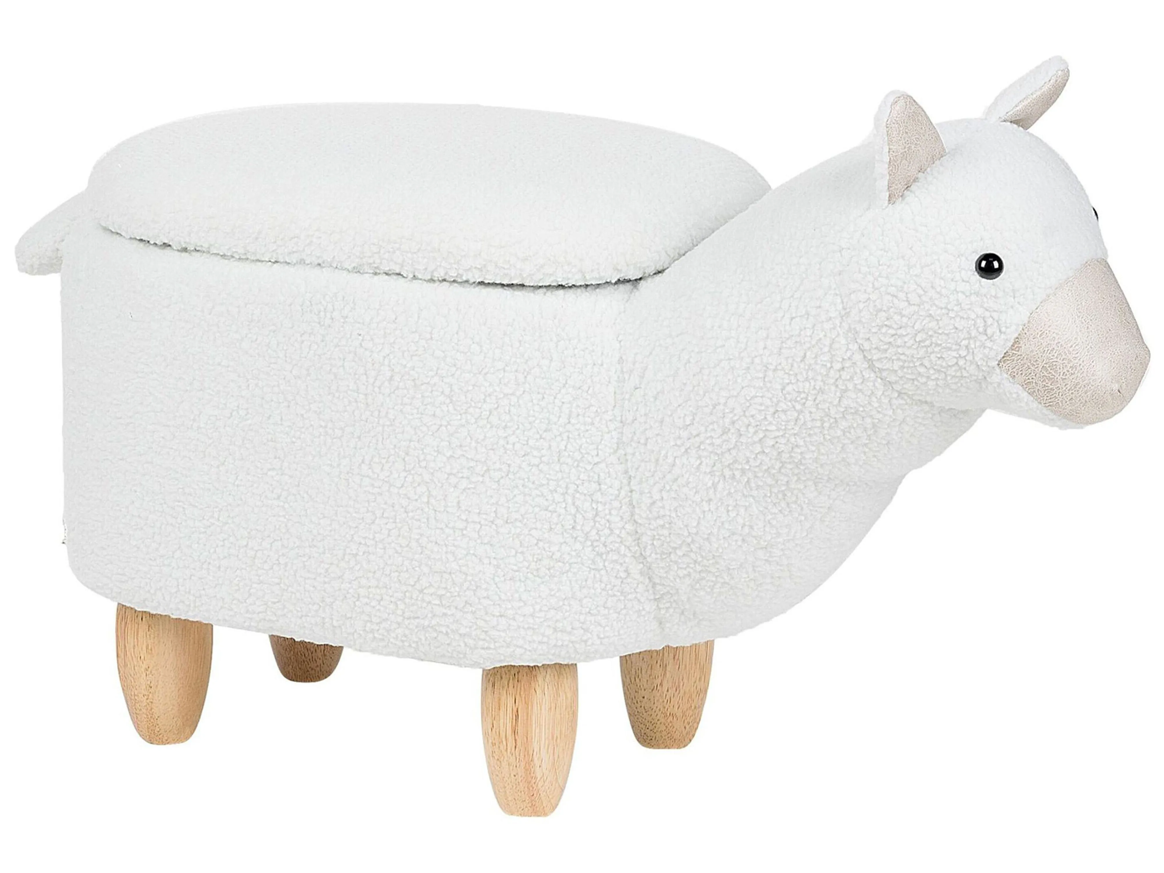 Dierenpoef met opbergruimte ALPACA Stof Wit Alpaca