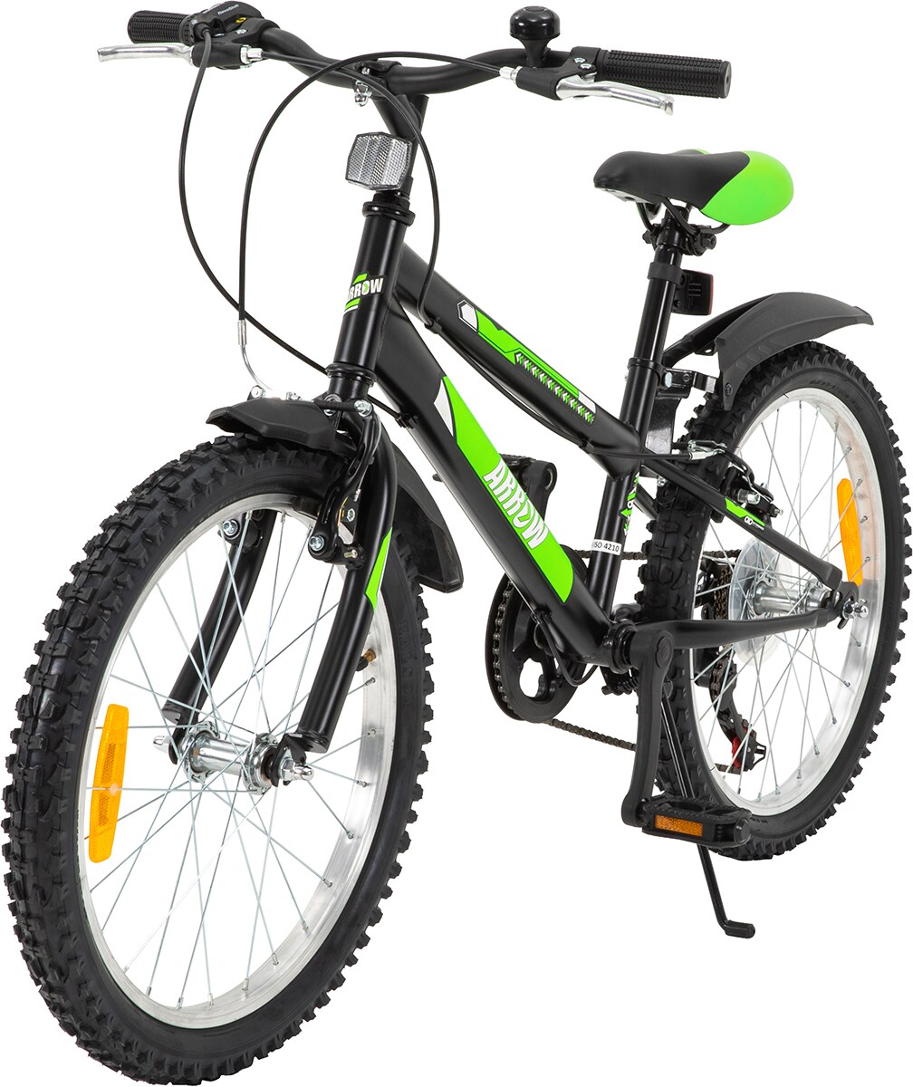 Actionbikes Kinderfahrrad Arrow 20 Zoll, Gangschaltung, V-Brake-Bremsen, verstellbar, Diamantrahmen