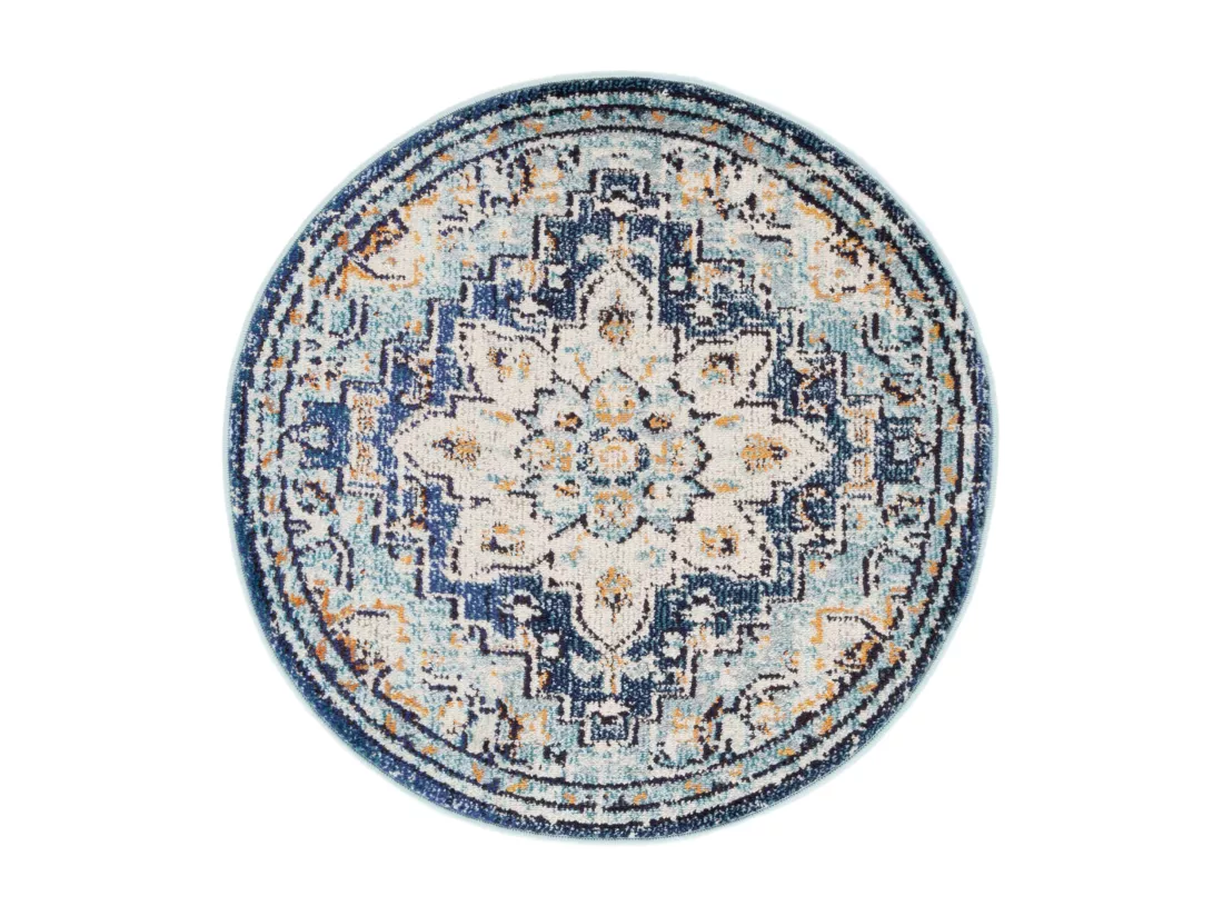 Tapis Blue & Light Blue 122 X 122 cm - Malaya