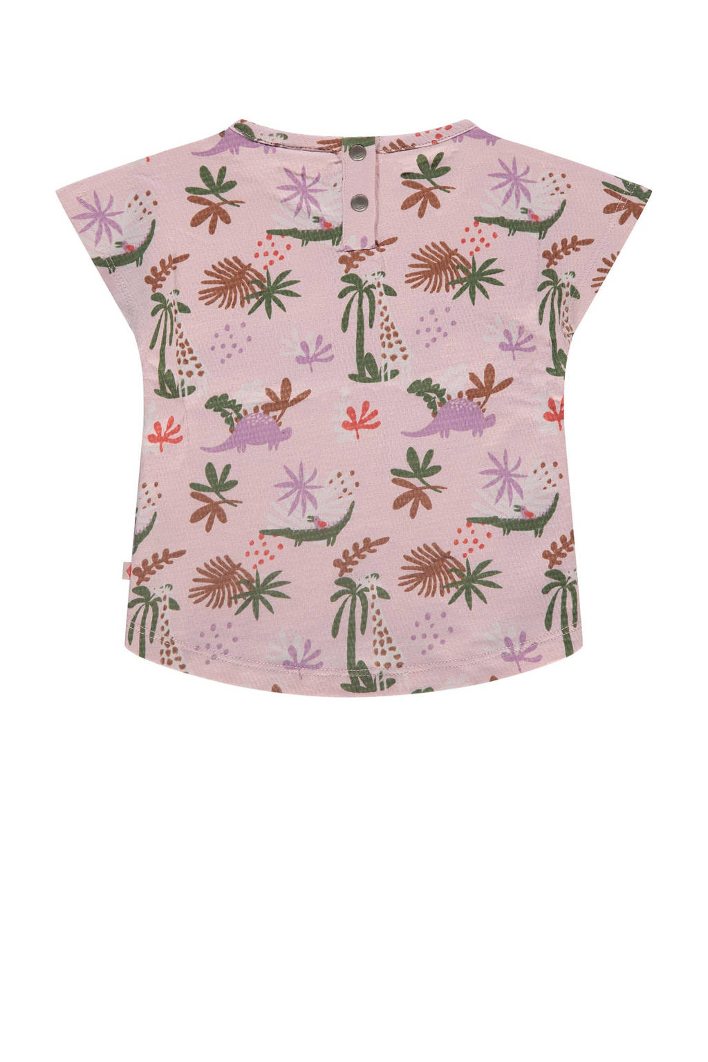 Babyface baby T-shirt met all over print roze