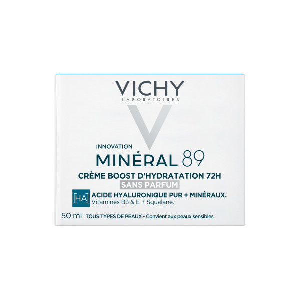 Vichy Minéral 89 Creme Creme reichhaltig ohne Parfum 50 ml