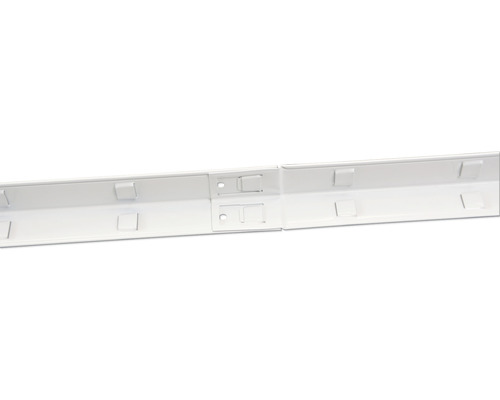 Schulte insteek-basisstelling, wit, 150x80x30 cm, 4 legplanken, hoekprofielen, draagvermogen 240 kg