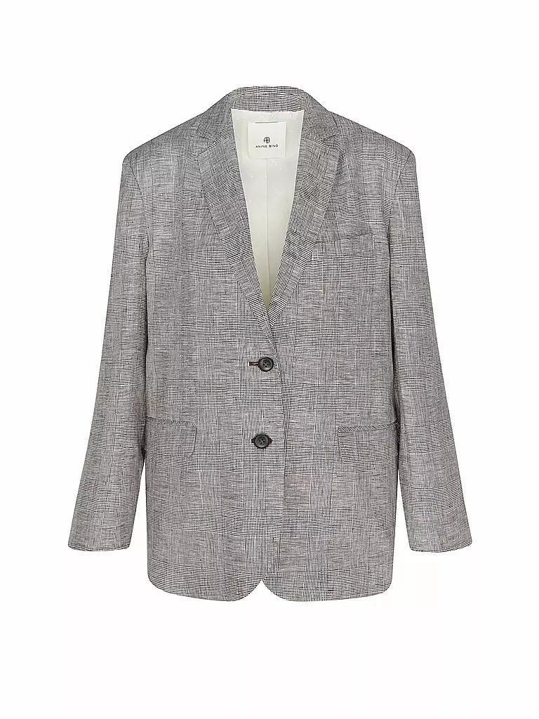 ANINE BING Leinenblazer QUINN  schwarz