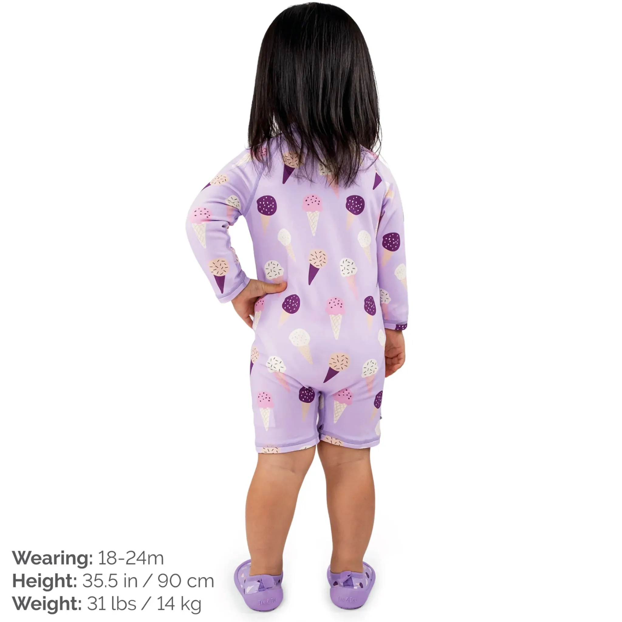 Jan & Jul Maillot UV Crème Glacée 2-3ans