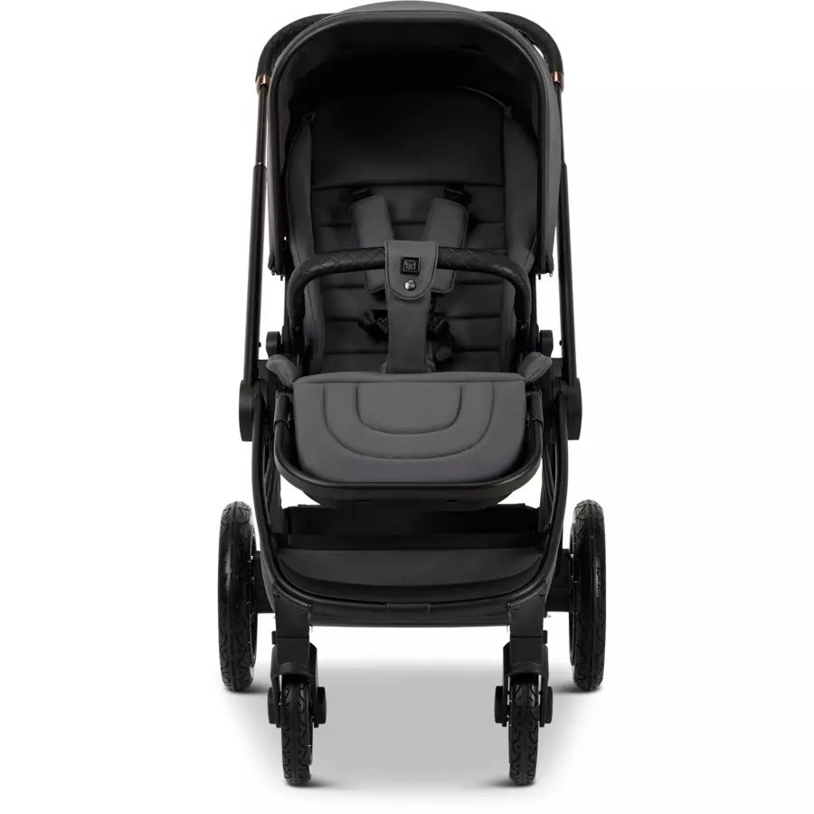 MOON Kombikinderwagen Resea Edition+ anthrazitblack matt