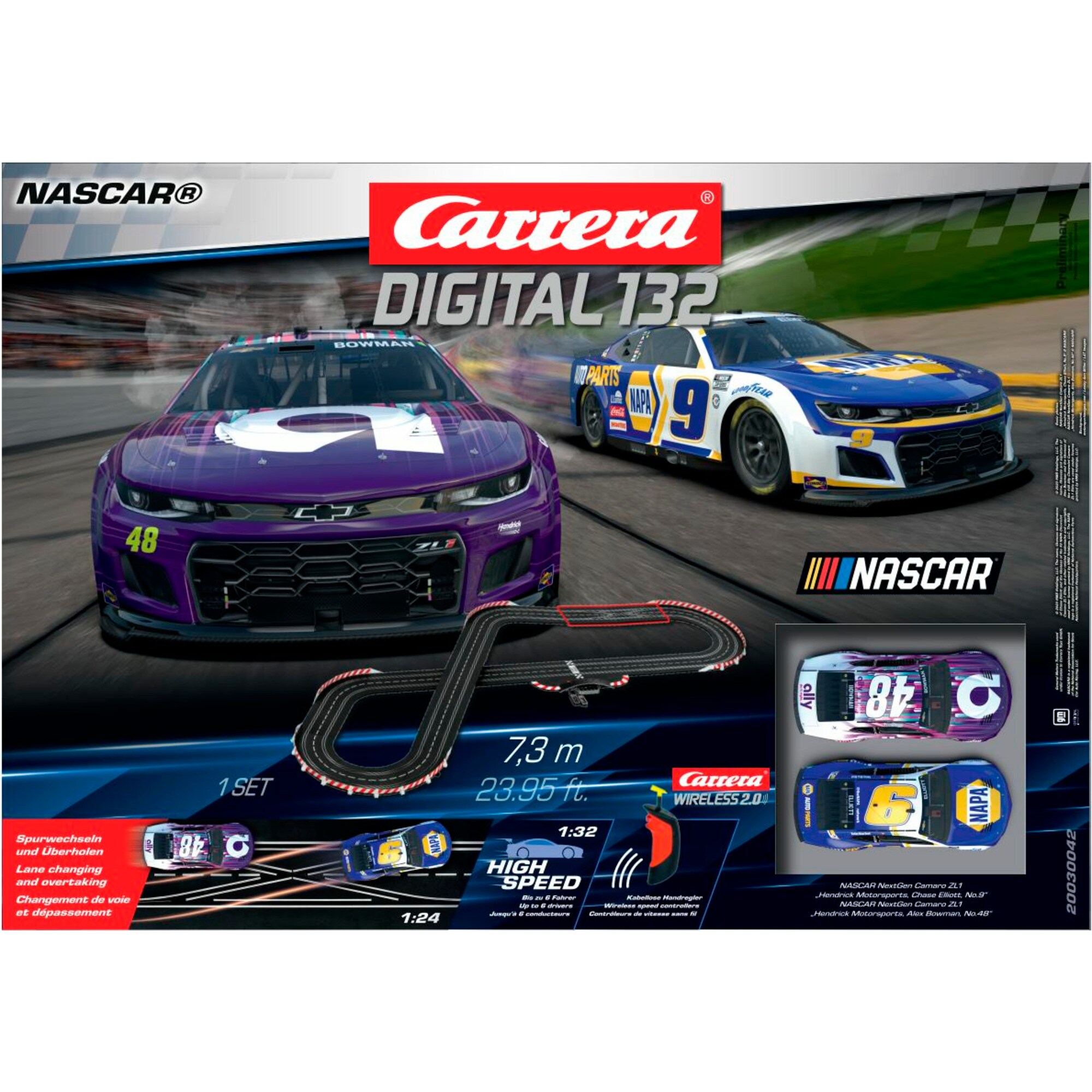 Carrera Rennbahn DIGITAL 132 NASCAR Daytona Challenge