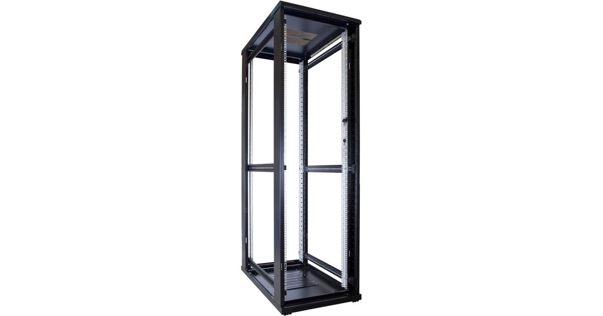 DSI42U serverkast met geperforeerde deur - DS6042PP server rack  (Zwart, 600 x 1000 x 2000mm)