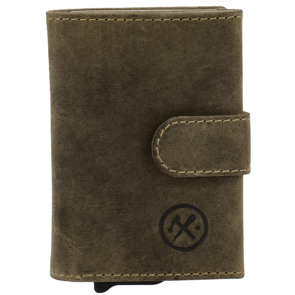 Hide & Stitches Idaho Assorti Safety Wallet Groen