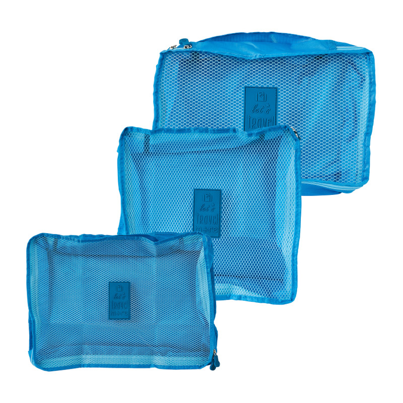 Packing cubes- blauw - set van 3