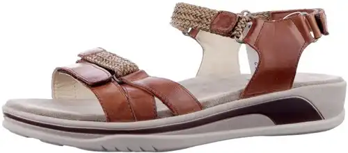 Wolky cognac 0105631 - maat 37 sandaal cognac - maat 37 Calandschoen