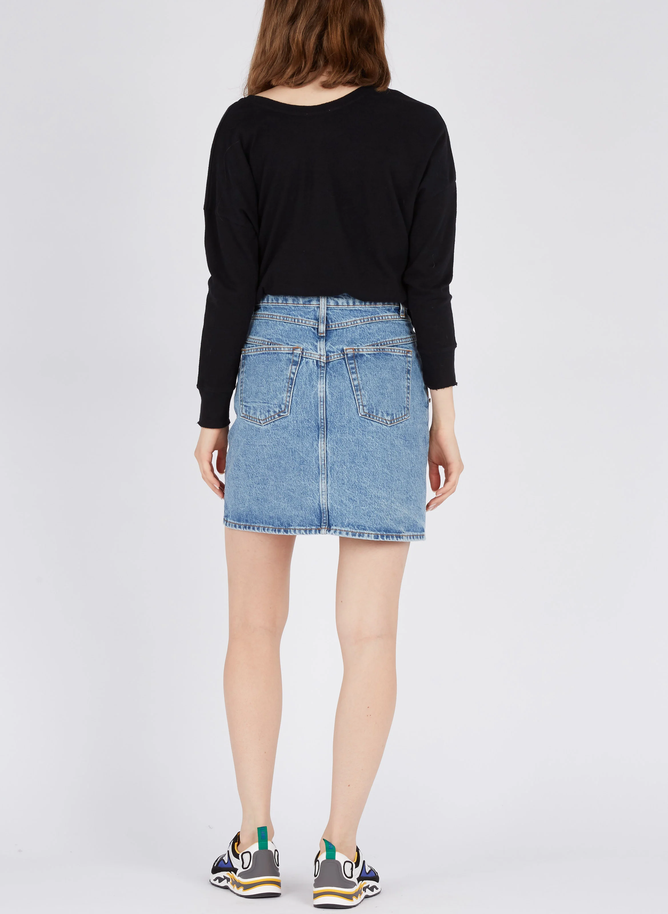 SONOMA - Tee-shirt col bateau en coton | Noir
