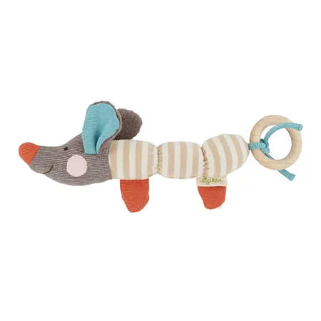 Sigikid Baby Greifling Dackel, Green Collection