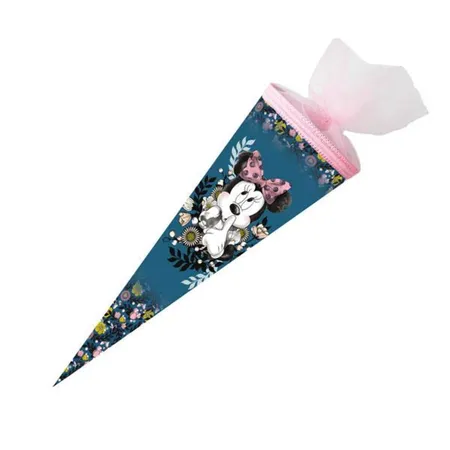 Nestler Schultüte Minnie Maus Sweetheart mit Tüllverschluss, 50 cm, rund