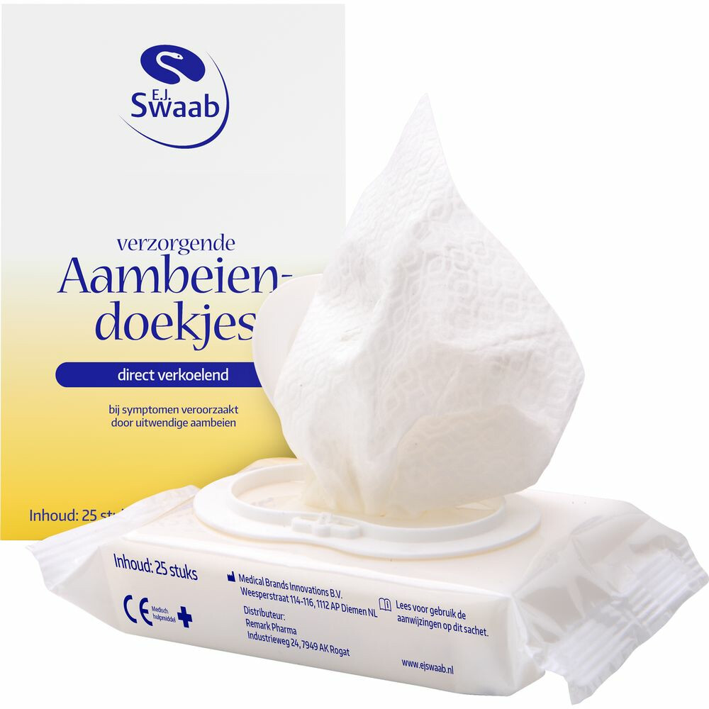2x Dr. Swaab Verzorgende Aambeiendoekjes25 stuks