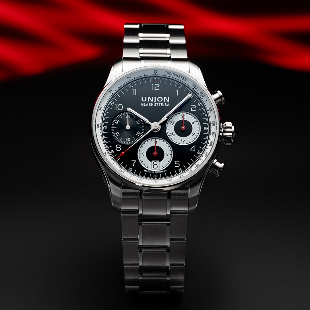 Union Glashütte Belisar Chronograph 40mm Schwarz