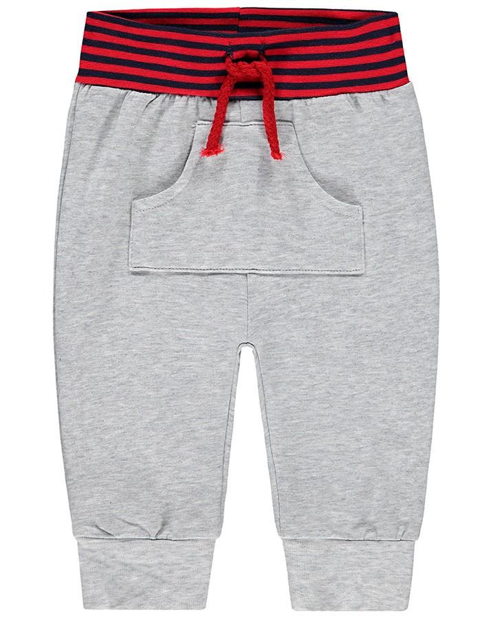 Jogginghose CARS mit Tasche in hellgrau melange