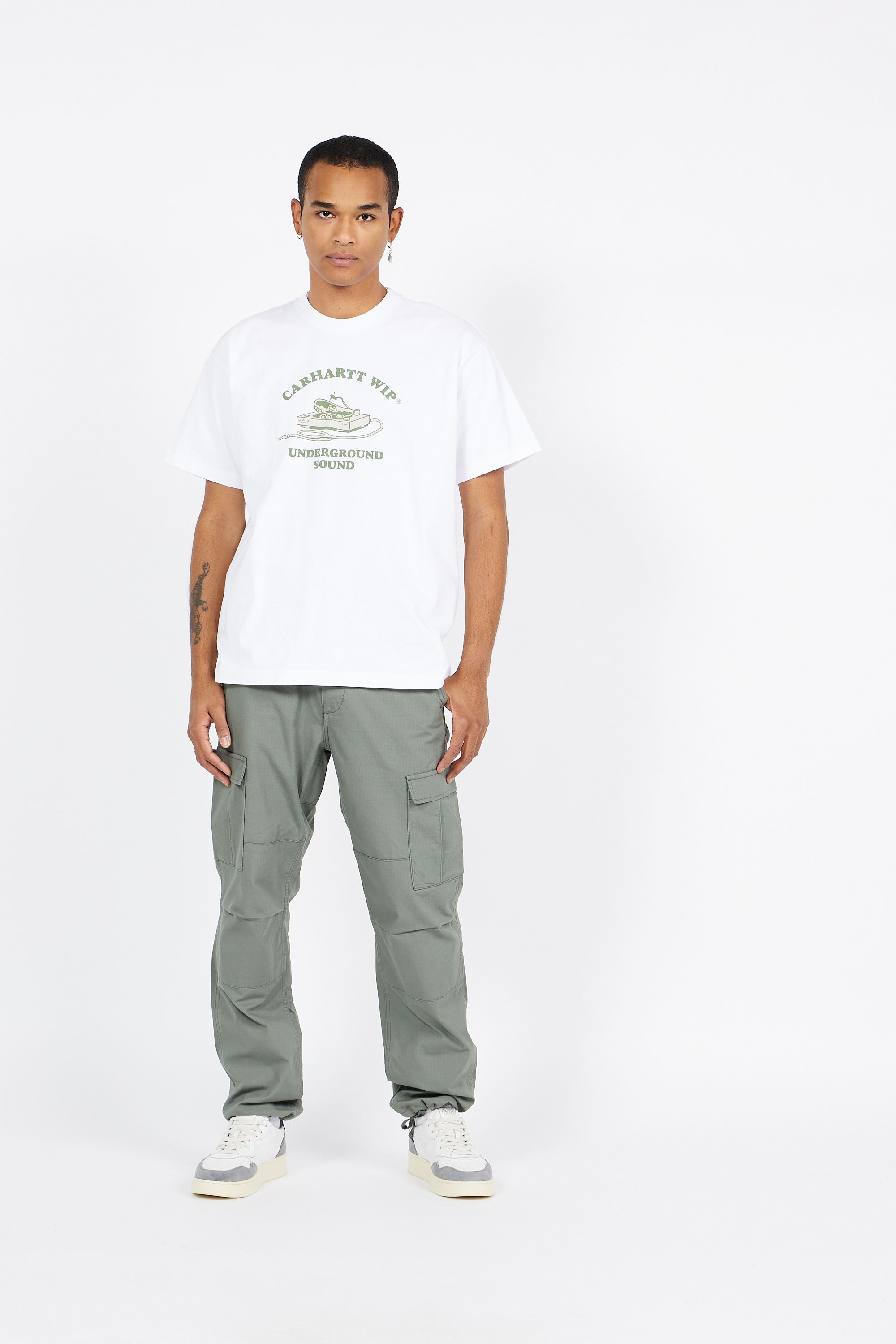 CARHARTT WIP T-shirt  Underground Sound Blanc