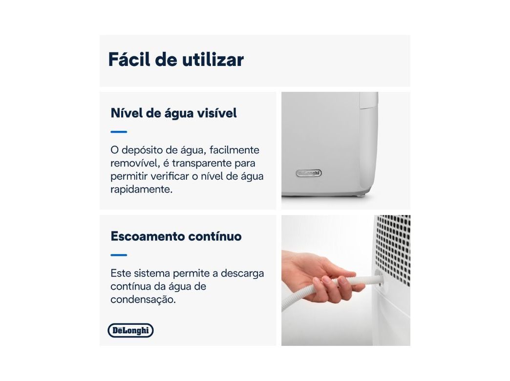 DESUMIDIFICADOR DELONGHI DEX210SF (10 L/DIA)