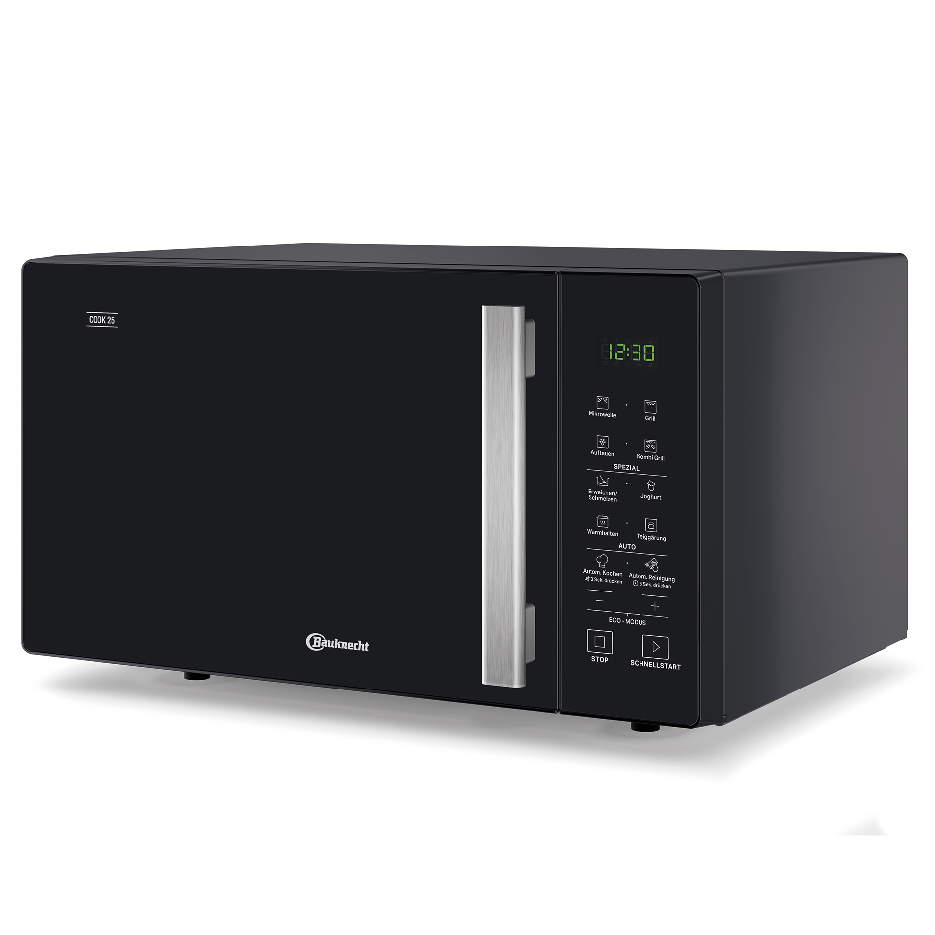 BAUKNECHT Mikrowelle MWK 253 B - schwarz - 25 Liter